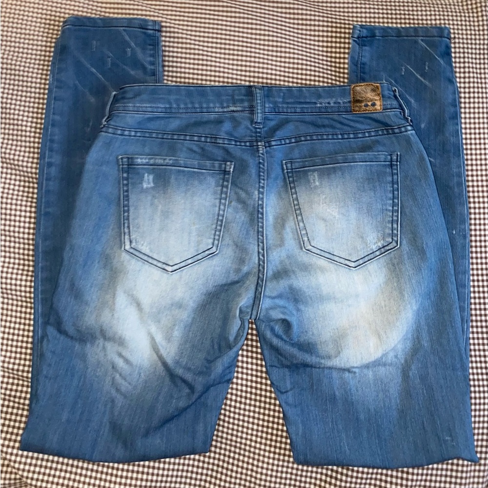 Life in Progress Distressed Ripped Jean Size 27 - Picture 3 of 5